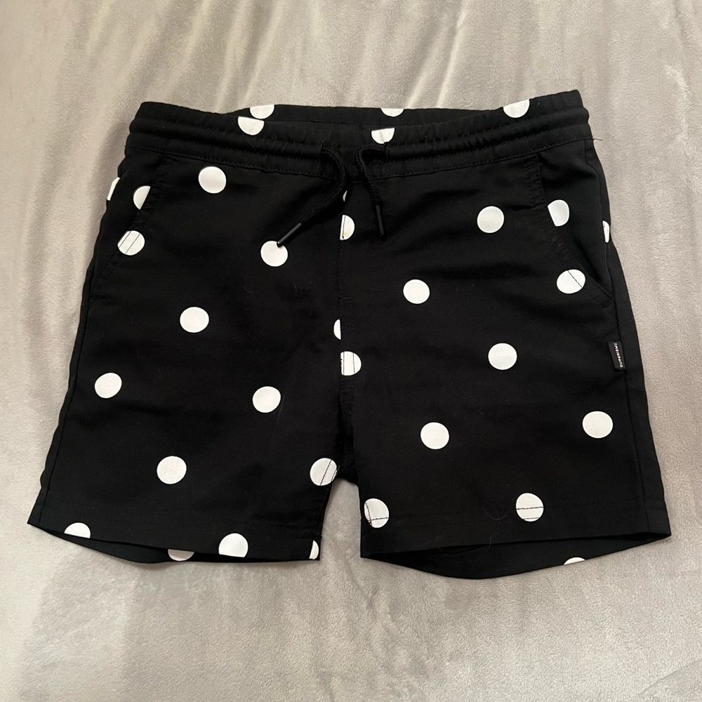 Superism polka dot shorts! Black and white!!! So adorable with everything!